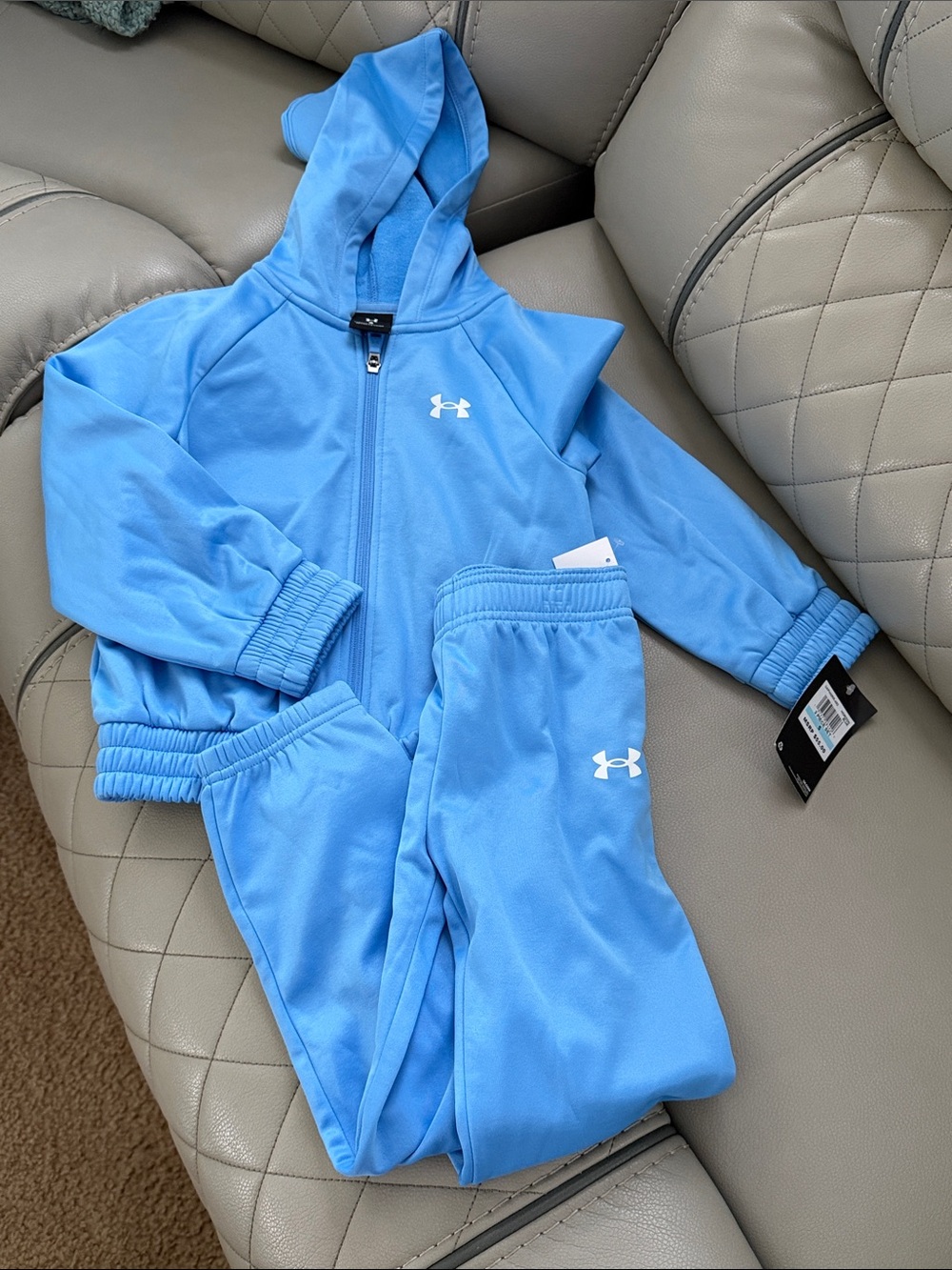 Under Armour Kids Blue Hoodie & Joggers Two-Piece Set
